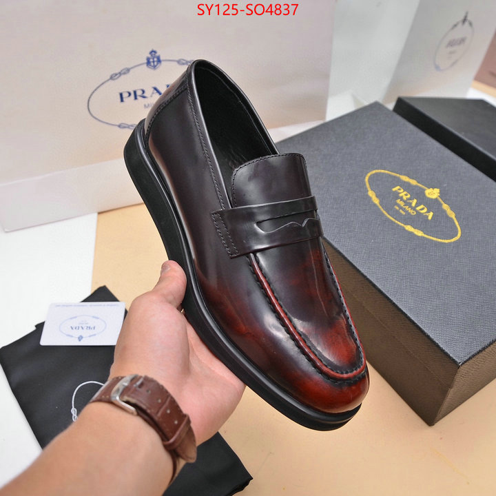 Men Shoes-Prada,designer 1:1 replica , ID: SO4837,$: 125USD