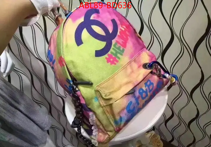 Chanel Bags(4A)-Backpack-,ID: BD636,$: 89USD