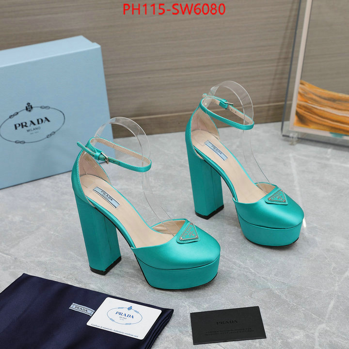 Women Shoes-Prada,highest quality replica , ID: SW6080,$: 115USD