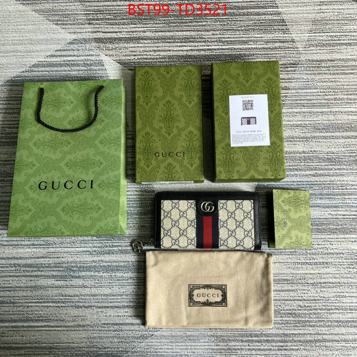 Gucci Bags(TOP)-Wallet-,ID: TD3521,$: 99USD