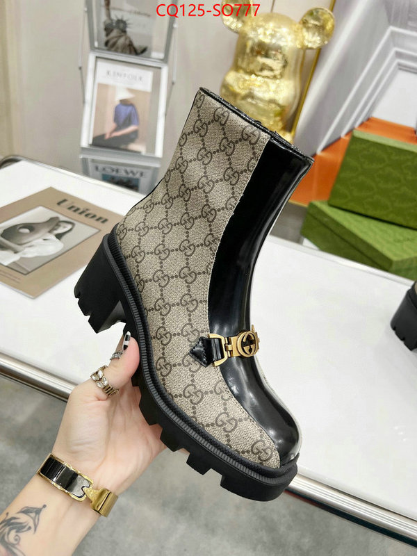 Women Shoes-Gucci,fake aaaaa , ID: SO777,$: 125USD