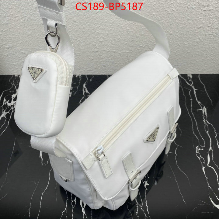 Prada Bags(TOP)-Diagonal-,ID: BP5187,$: 189USD