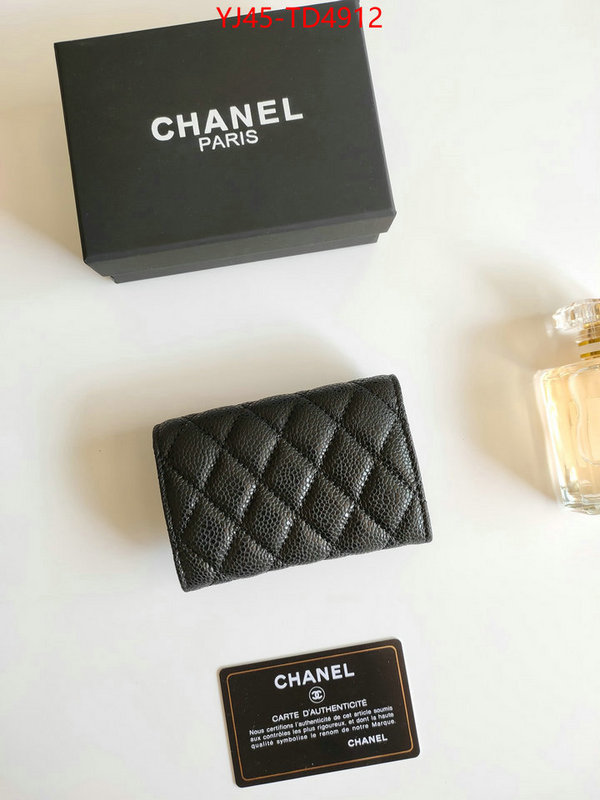 Chanel Bags(4A)-Wallet-,ID: TD4912,$: 45USD