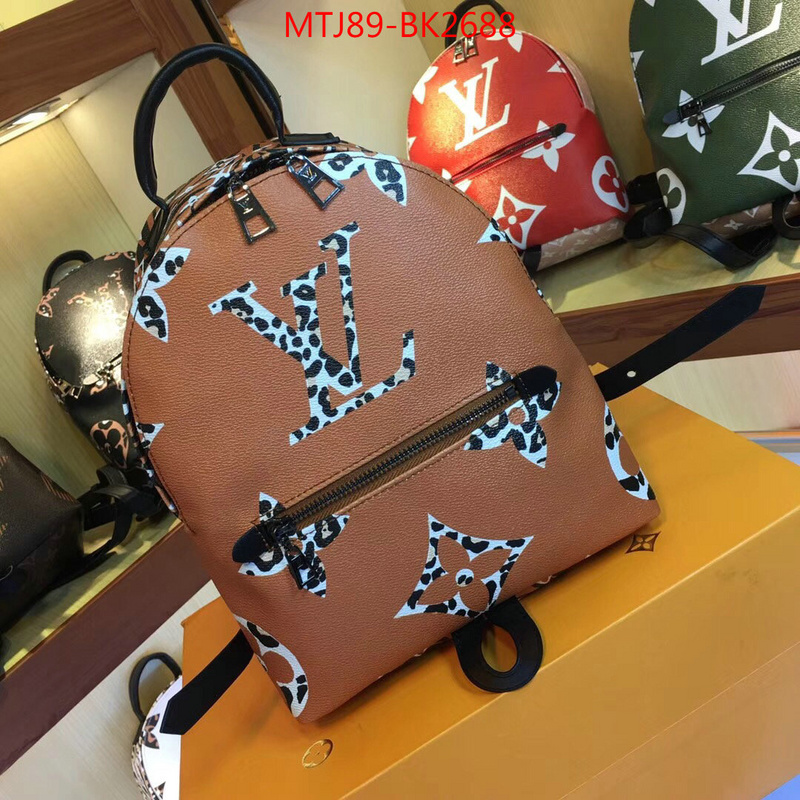 LV Bags(4A)-Backpack-,ID: BK2688,$:99USD