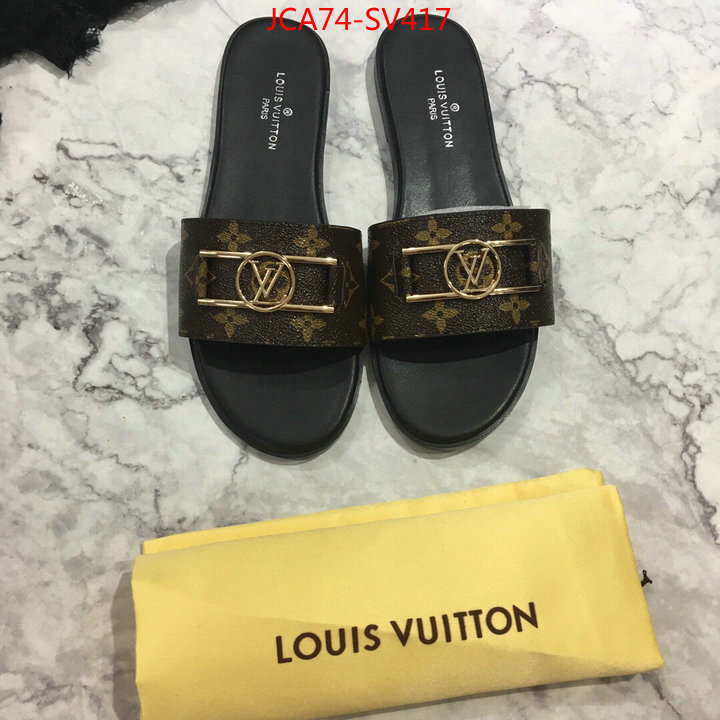 Women Shoes-LV,what 1:1 replica , ID: SV417,$:74USD