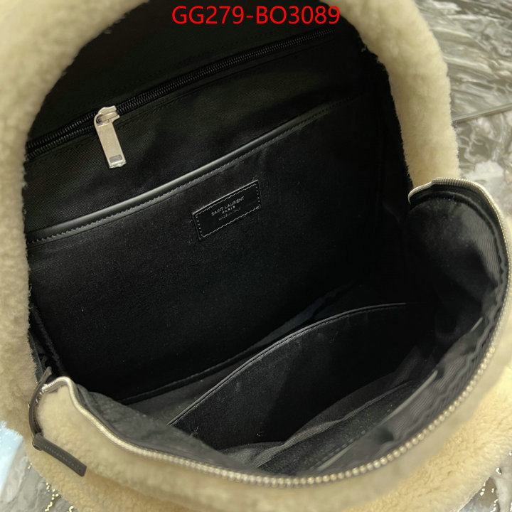YSL Bag(TOP)-Backpack-,ID: BO3089,$: 279USD