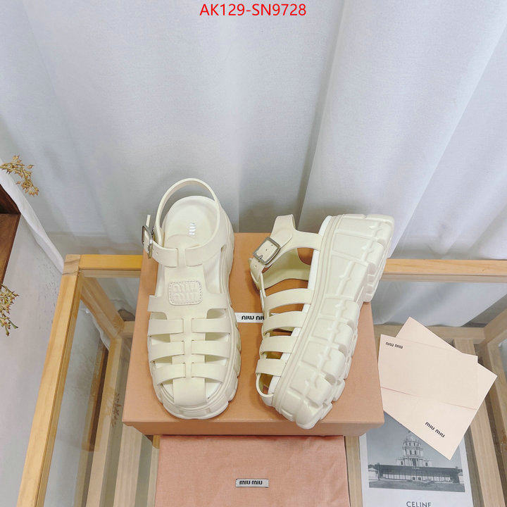 Women Shoes-Miu Miu,mirror quality , ID: SN9728,$: 129USD