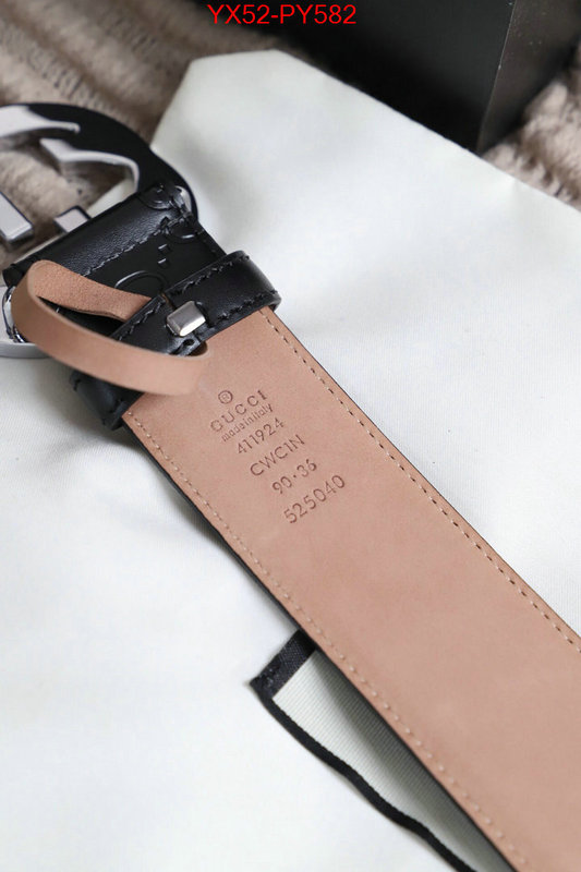 Belts-Gucci,top quality replica , ID: PY582,$:52USD