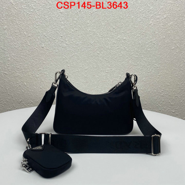 Prada Bags(TOP)-Re-Edition 2005,ID: BL3643,$: 145USD