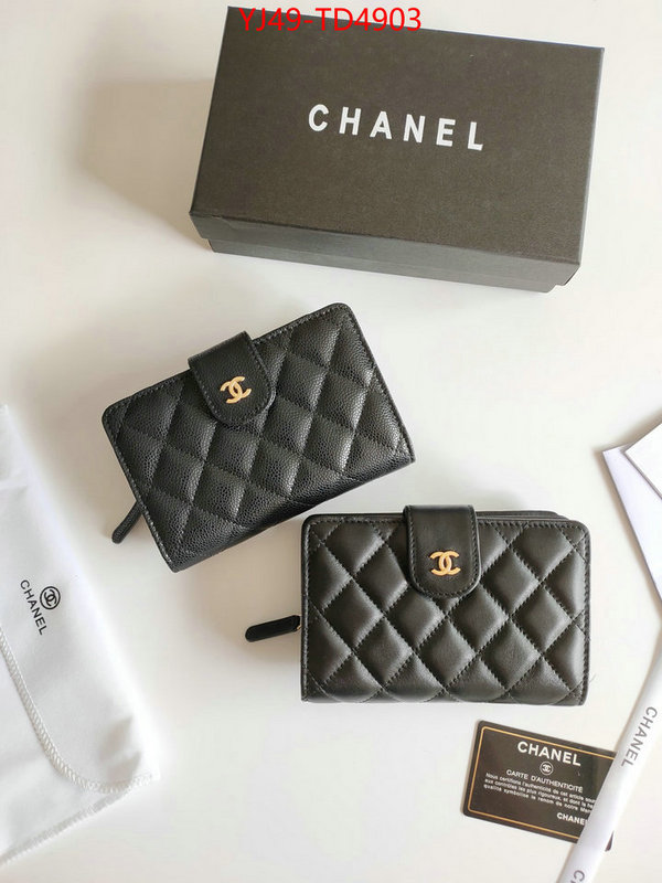 Chanel Bags(4A)-Wallet-,ID: TD4903,$: 49USD