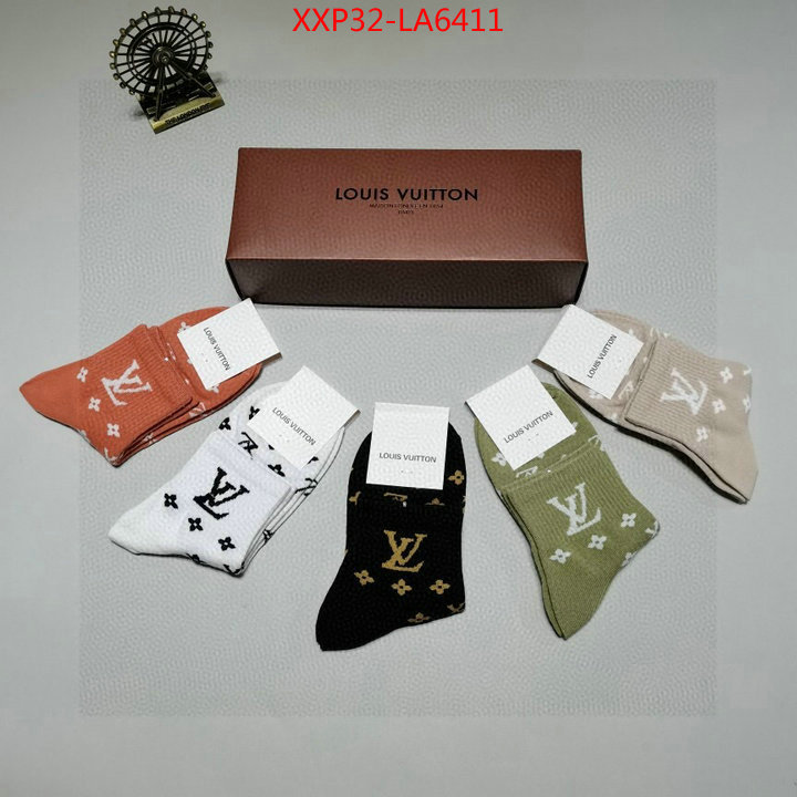 Sock-LV,designer wholesale replica , ID: LA6411,$: 32USD