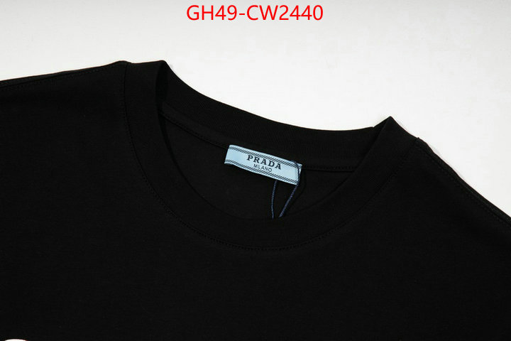 Clothing-Prada,what is aaaaa quality , ID: CW2440,$: 49USD