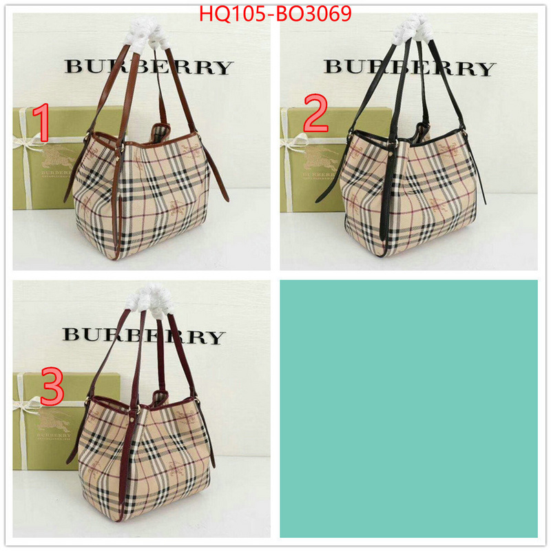 Burberry Bags(4A)-Handbag,designer high replica ,ID: BO3069,$: 105USD
