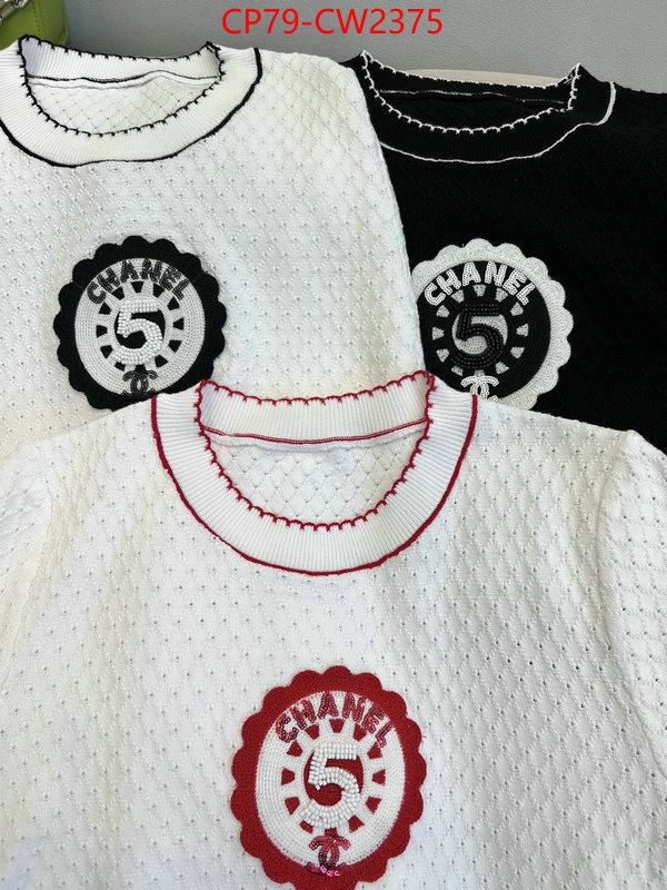 Clothing-Chanel,fashion replica , ID: CW2375,$: 79USD