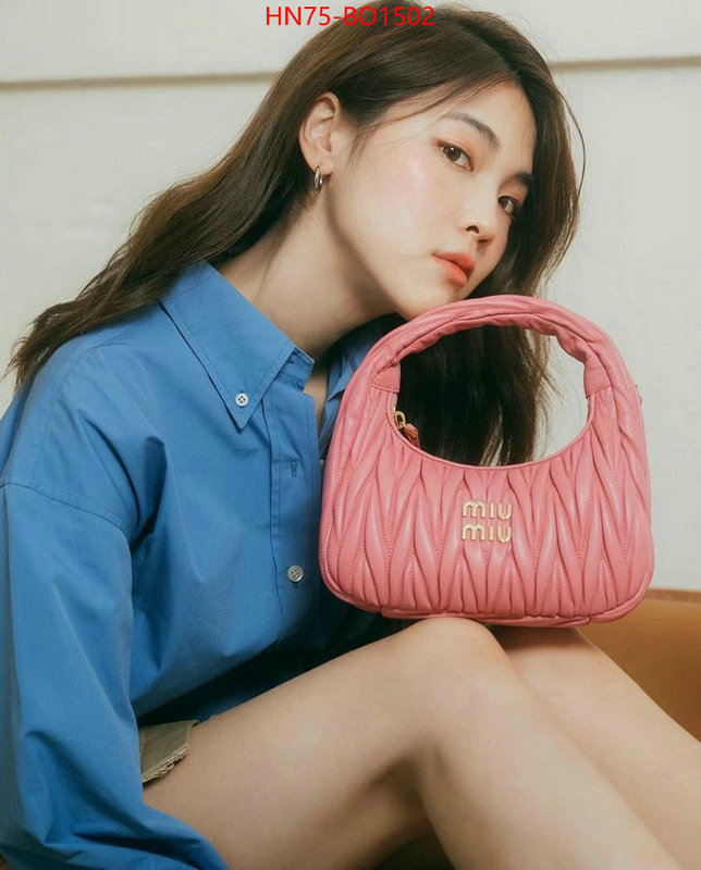 Miu Miu Bags(4A)-Handbag-,top quality fake ,ID: BO1502,$: 75USD
