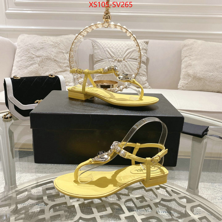 Women Shoes-Chanel,top quality designer replica , ID: SV265,$: 105USD