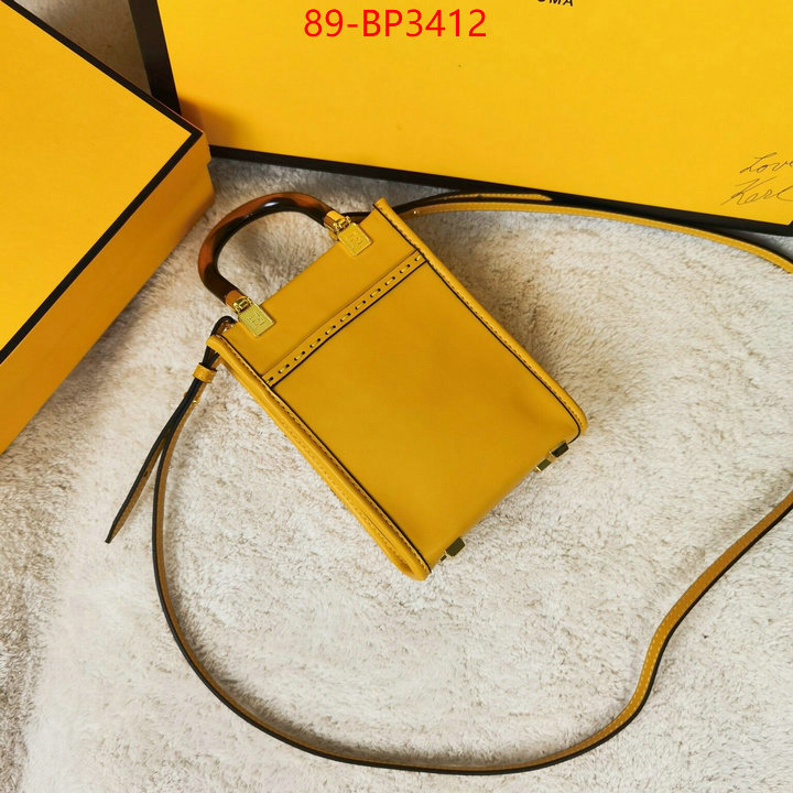 Fendi Bags(4A)-Sunshine-,high ,ID: BP3412,$: 89USD