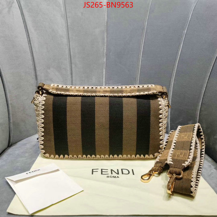 Fendi Bags(TOP)-Diagonal-,2023 aaaaa replica 1st copy ,ID: BN9563,$: 265USD