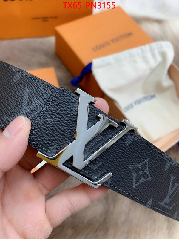 Belts-LV,shop the best high authentic quality replica , ID: PN3155,$: 65USD