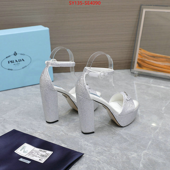 Women Shoes-Prada,mirror quality , ID: SE4090,$: 135USD