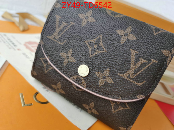 LV Bags(4A)-Wallet,we provide top cheap aaaaa ,ID: TD6542,$: 49USD