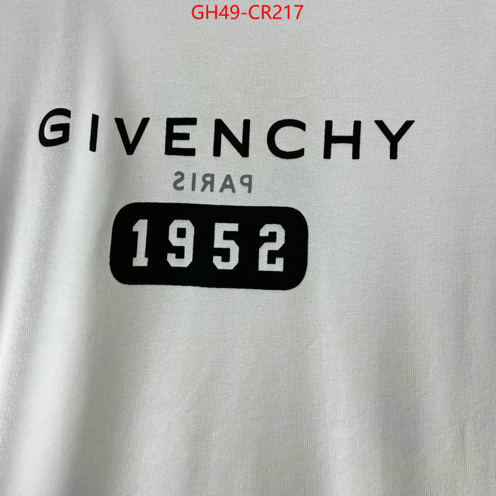 Clothing-Givenchy,luxury 7 star replica ,ID: CR217,$: 49USD