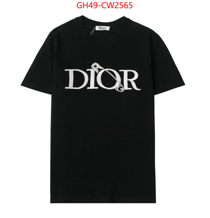 Clothing-Dior,replica 2023 perfect luxury , ID: CW2565,$: 49USD