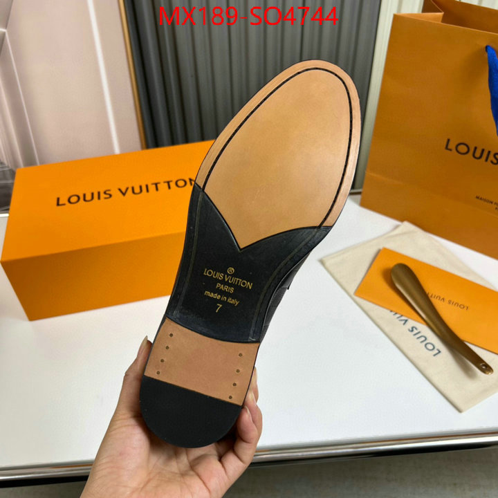 Men Shoes-LV,aaaaa replica designer , ID: SO4744,$: 189USD