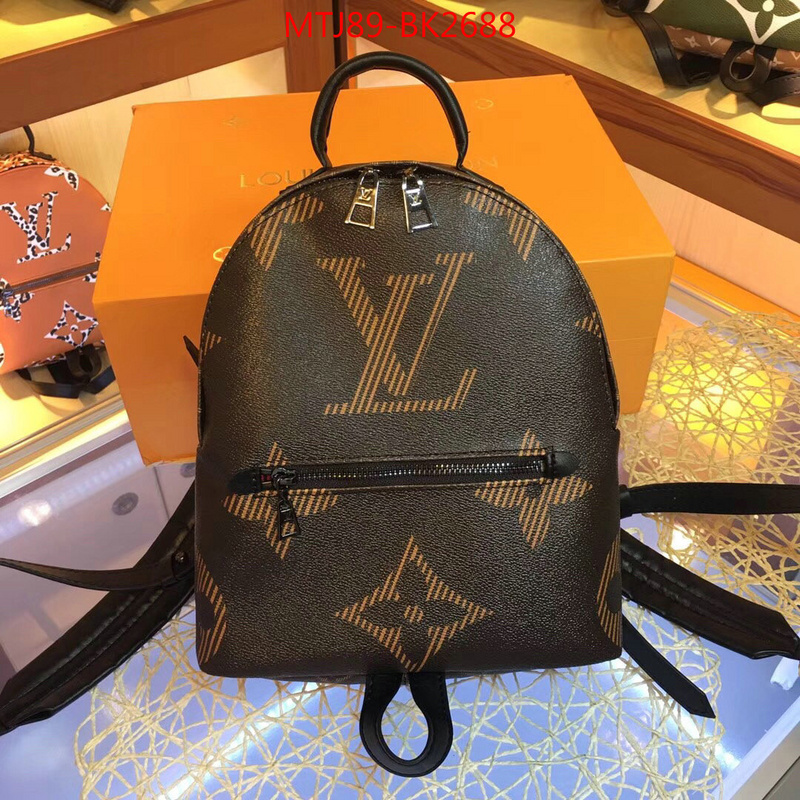 LV Bags(4A)-Backpack-,ID: BK2688,$:99USD