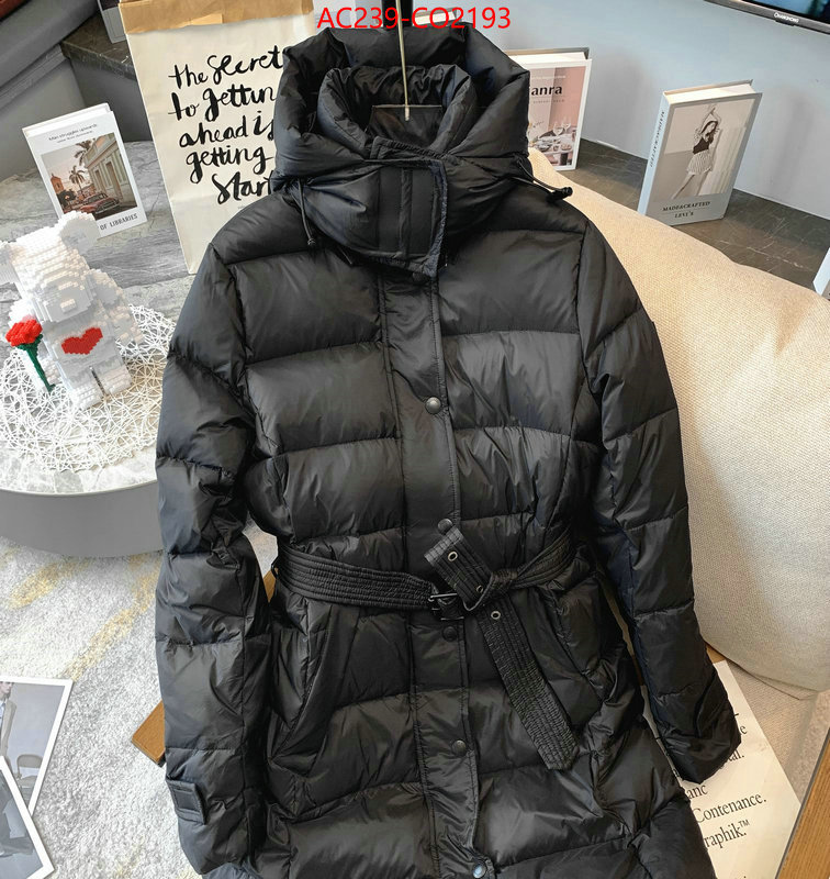 Down jacket Women-Burberry,designer high replica , ID: CO2193,$: 239USD