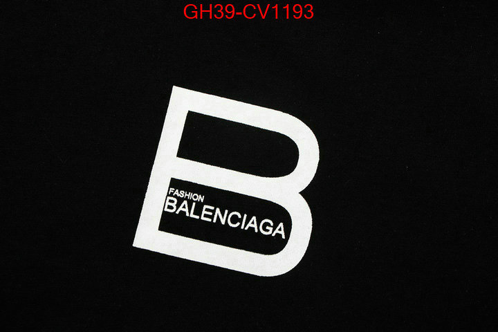 Clothing-Balenciaga,2023 aaaaa replica customize , ID: CV1193,$: 39USD