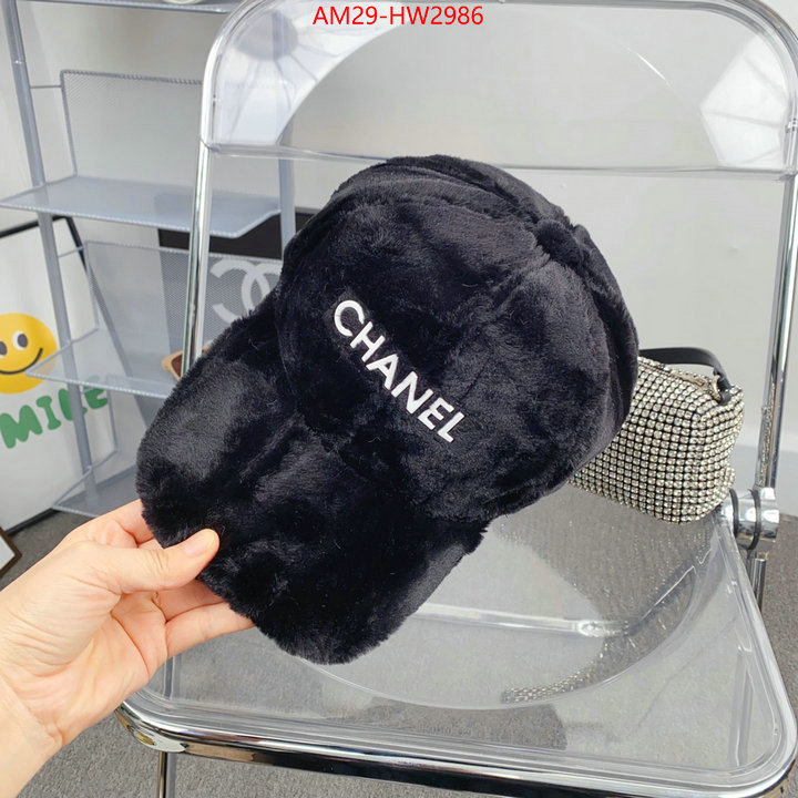 Cap (Hat)-Chanel,perfect replica , ID: HW2986,$: 29USD