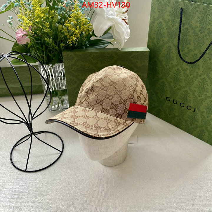 Cap (Hat)-Gucci,2023 replica wholesale cheap sales online , ID: HV130,$: 32USD