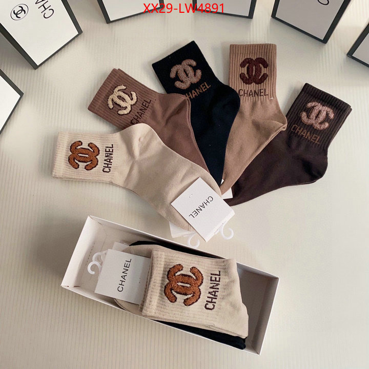 Sock-Chanel,from china , ID: LW4891,$: 29USD