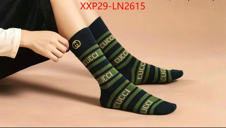 Sock-Gucci,shop the best high quality , ID: LN2615,$: 29USD