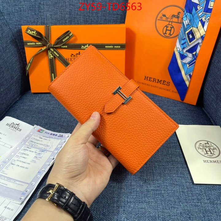 Hermes Bags(4A)-Wallet-,the best quality replica ,ID: TD6563,$: 59USD