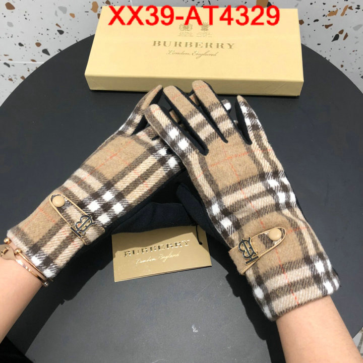 Gloves-Burberry,high quality perfect , ID: AT4329,$: 39USD