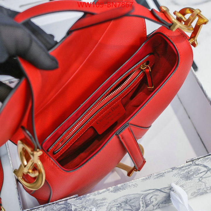 Dior Bags(4A)-Saddle-,ID: BN7867,$: 109USD