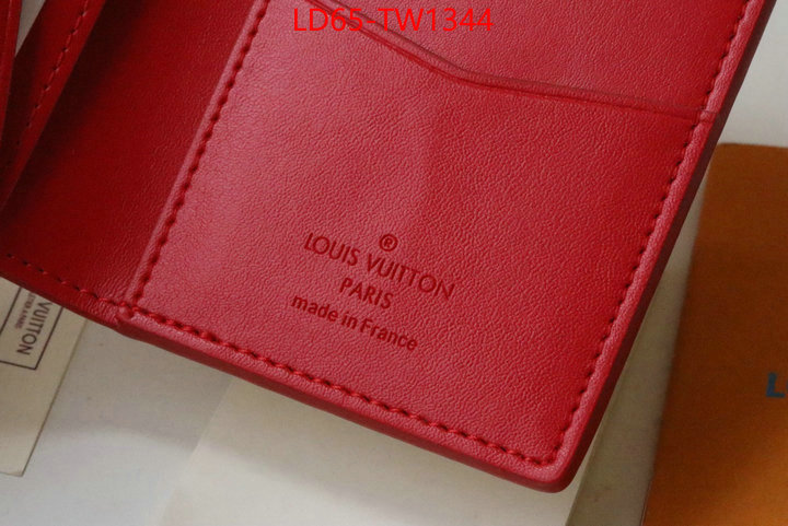 LV Bags(TOP)-Wallet,ID: TW1344,$: 65USD