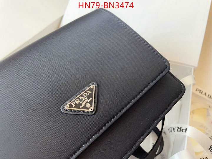 Prada Bags(4A)-Diagonal-,replica how can you ,ID: BN3474,$: 79USD