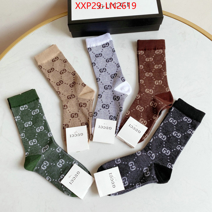 Sock-Gucci,new 2023 , ID: LN2619,$: 29USD