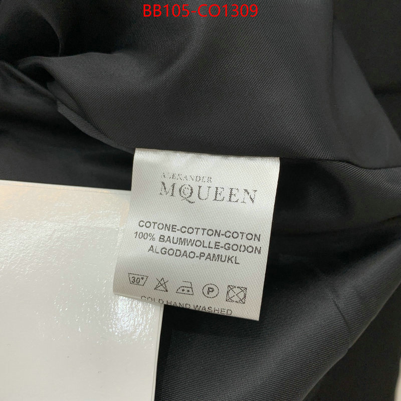 Clothing-Alexander Mcqueen,top fake designer , ID: CO1309,$: 105USD