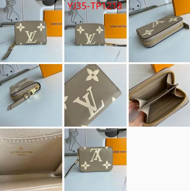 LV Bags(4A)-Wallet,ID: TP1218,$: 35USD