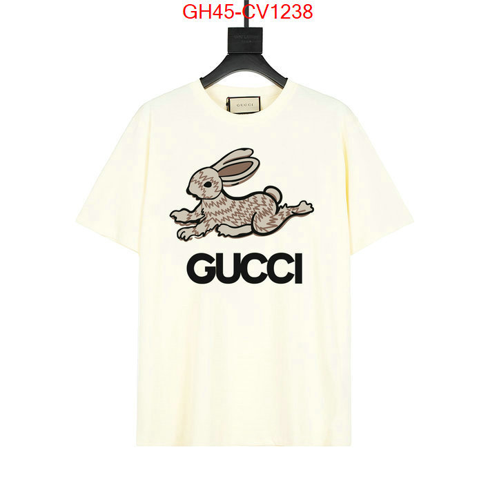 Clothing-Gucci,buy 2023 replica , ID: CV1238,$: 45USD