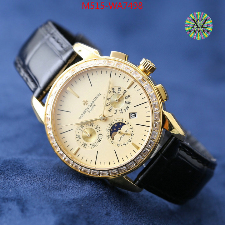 Watch(4A)-Vacheron Constantin,high quality aaaaa replica ,ID: WA7498,$: 515USD