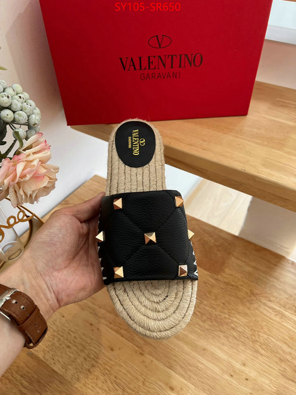 Women Shoes-Valentino,fake designer , ID: SR650,$: 105USD