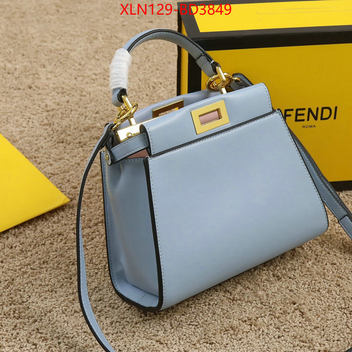 Fendi Bags(4A)-Peekaboo,fake ,ID: BD3849,$: 129USD