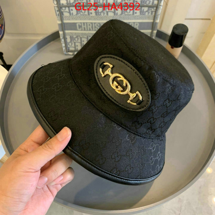 Cap (Hat)-Gucci,same as original , ID: HA4392,$: 25USD