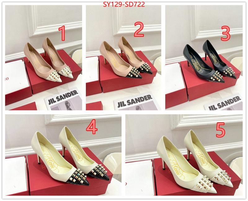 Women Shoes-Valentino,2023 replica wholesale cheap sales online , ID: SD722,$: 129USD