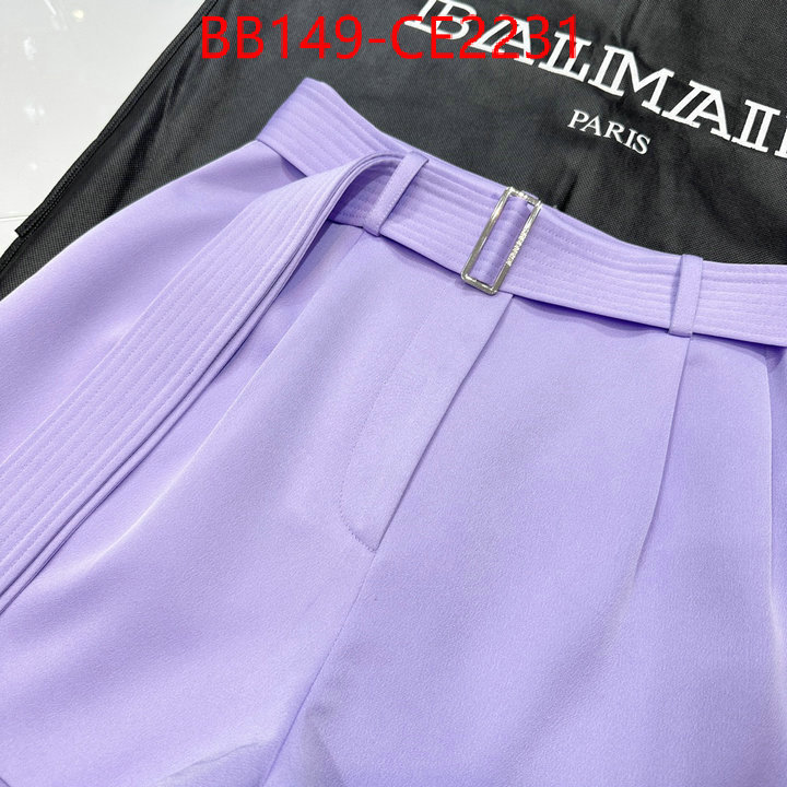 Clothing-Balmain,fake high quality , ID: CE2231,$: 149USD